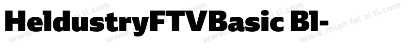 HeldustryFTVBasic Bl字体转换